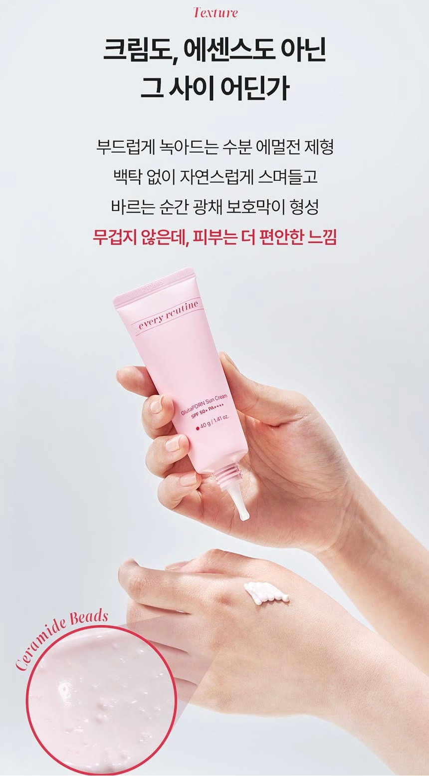Everyroutine GlutaPDRN Sun Cream 40g